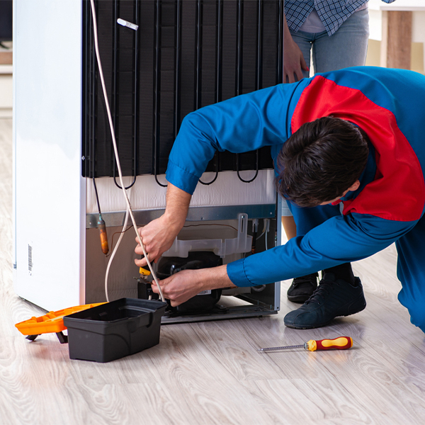 how much do you charge for refrigerator repair services in Hartley PA